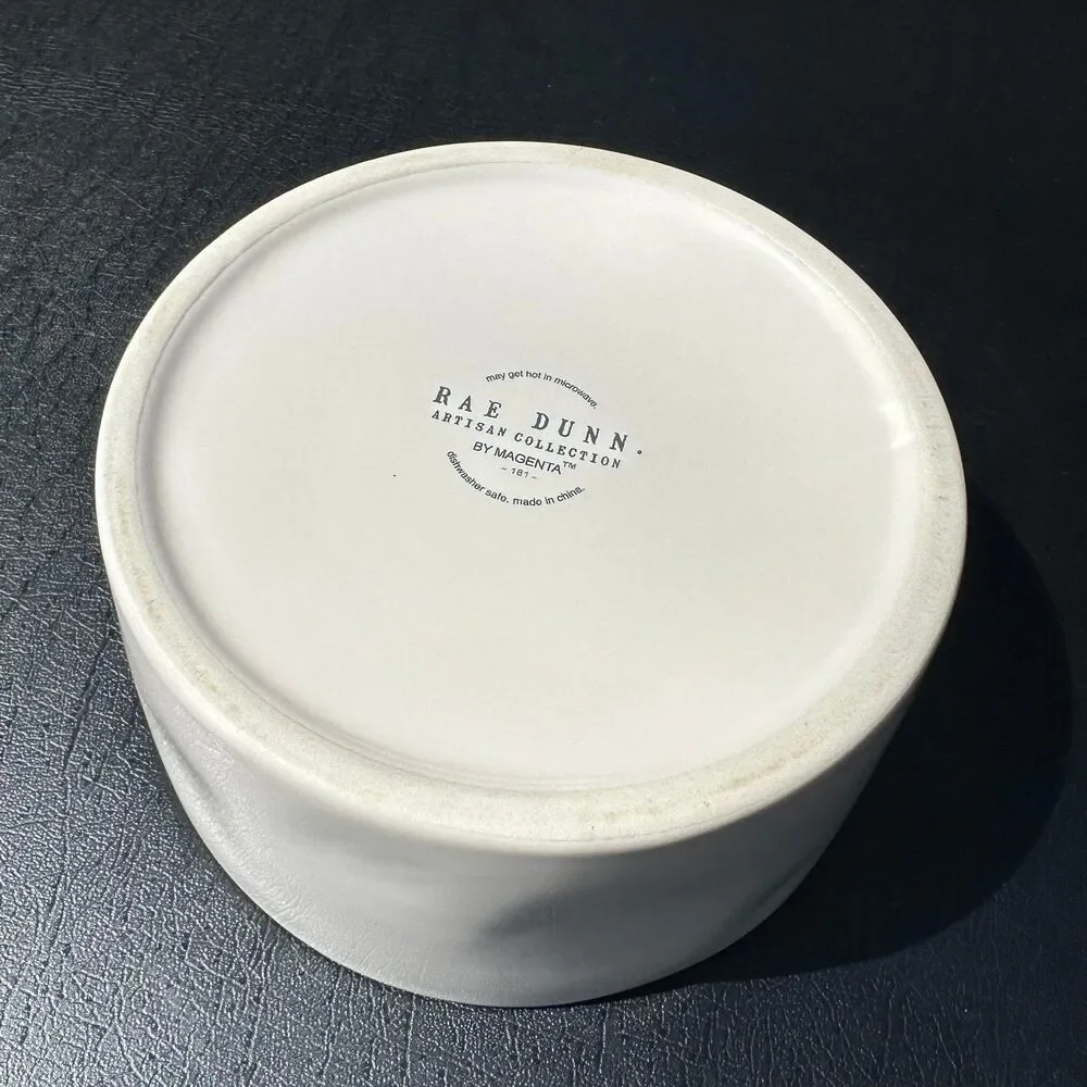 Rae Dunn Paws Off Dog Pet Bowl 6